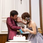 「結婚式&誕生日で盛大にお祝い」